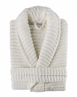 Melange Zero Twist Ruffle Bath Robe Home Robes & Slippers