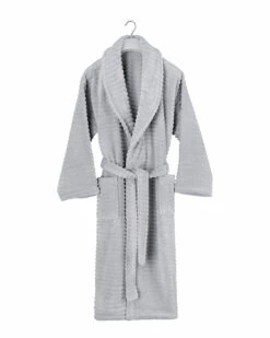 Melange Zero Twist Ruffle Bath Robe Home Robes & Slippers
