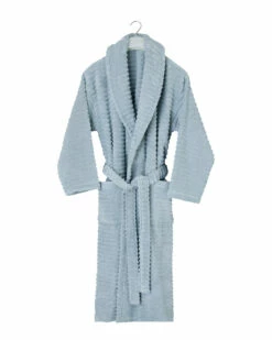 Melange Zero Twist Ruffle Bath Robe Home Robes & Slippers