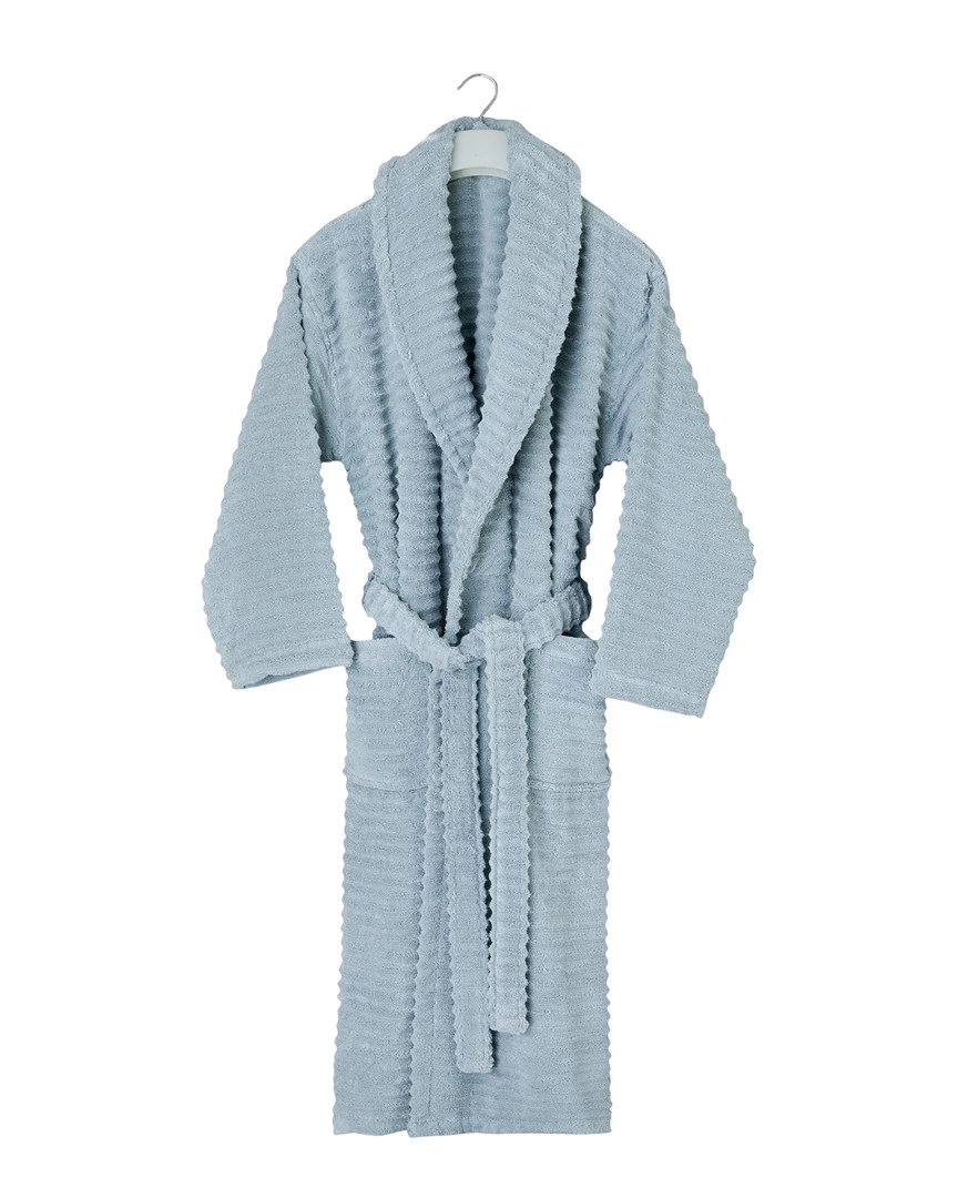 Melange Zero Twist Ruffle Bath Robe Home Robes & Slippers