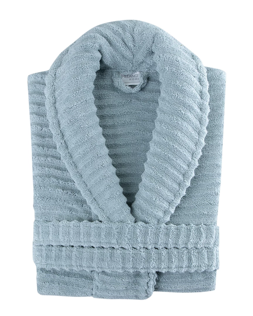 Melange Zero Twist Ruffle Bath Robe Home Robes & Slippers - Image 2