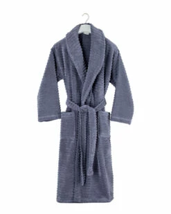 Melange Zero Twist Ruffle Bath Robe Home Robes & Slippers