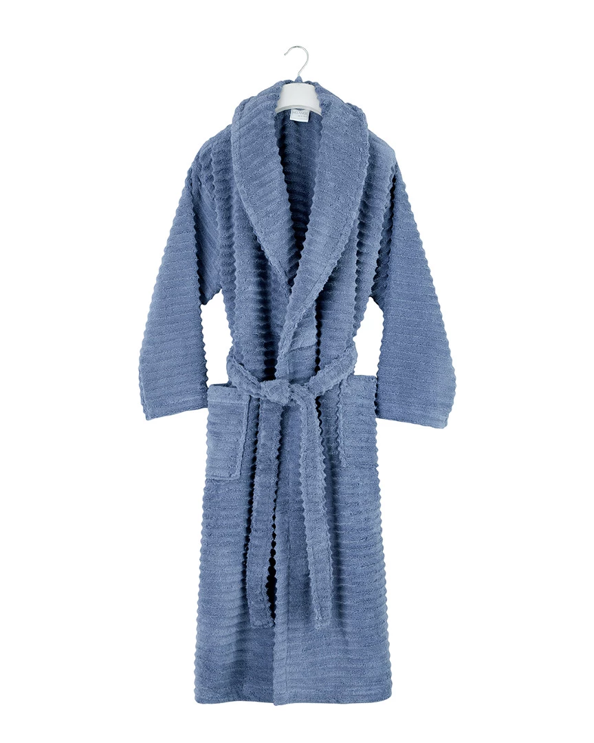 Melange Zero Twist Ruffle Bath Robe Home Robes & Slippers