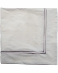 Melange Home T600 2 Stripe Emb Euro Sham Pr Pillowcases & Shams