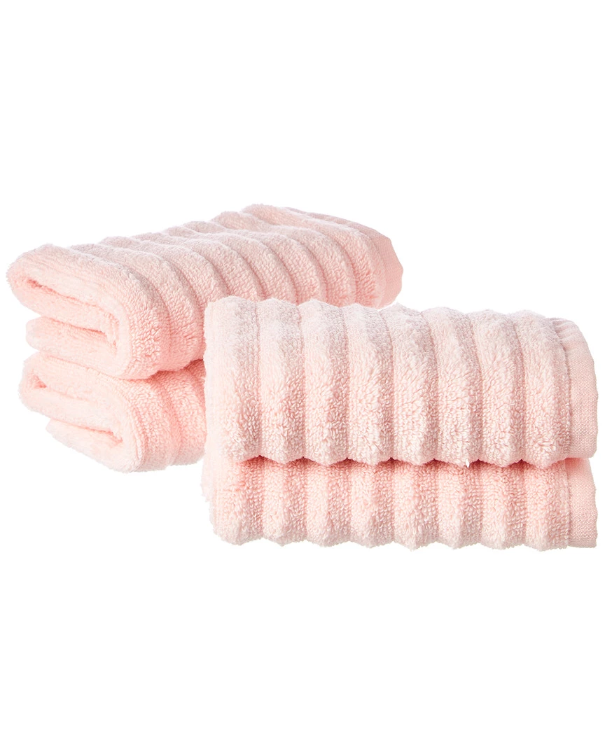 Melange Set Of 4 Zero Twist Wash Towels Home Bath Towels