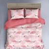 Melange Home Flemingo Walk Cotton Cotton Duvet Set Duvet Inserts & Duvets