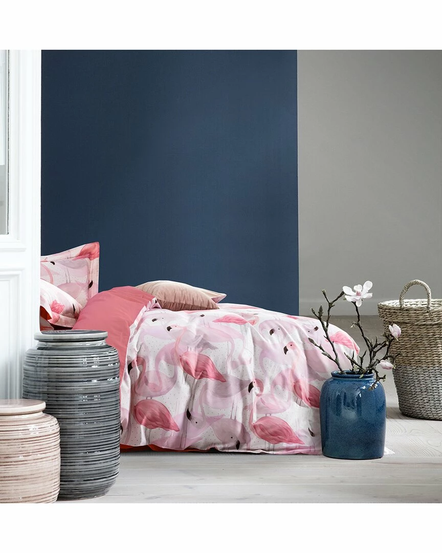 Melange Home Flemingo Walk Cotton Cotton Duvet Set Duvet Inserts & Duvets - Image 2