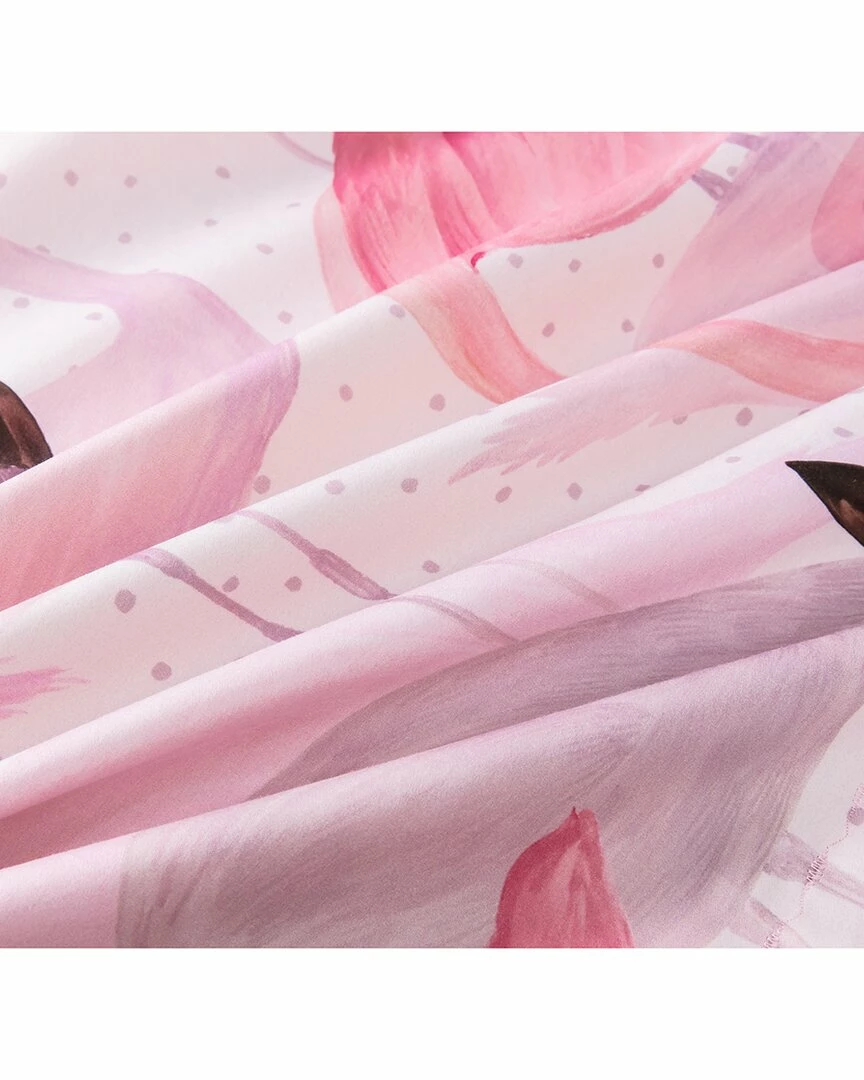 Melange Home Flemingo Walk Cotton Cotton Duvet Set Duvet Inserts & Duvets - Image 4