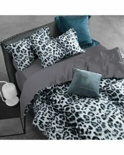 Melange Home Leopard Cotton Duvet Set Duvet Inserts & Duvets
