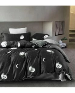 Melange Home Orb Of Night Cotton Duvet Set Duvet Inserts & Duvets