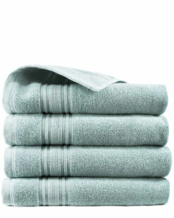 Melange 100% Turkish Cotton 4pc Hand Towel Set Home Bath Towels