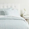 Melange Bamboo Stripe Duvet Set Home Duvet Inserts & Duvets