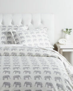 Melange Elephant Duvet Set Home Duvet Inserts & Duvets