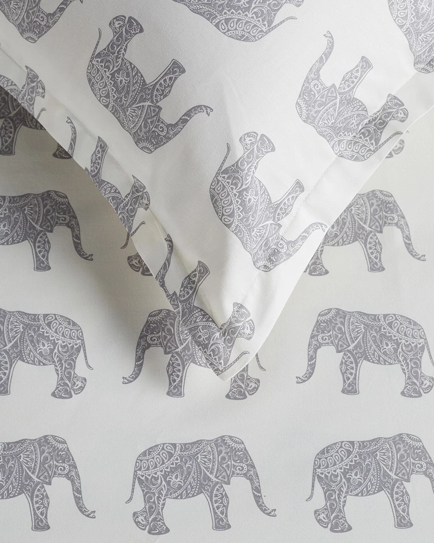 Melange Elephant Duvet Set Home Duvet Inserts & Duvets - Image 2