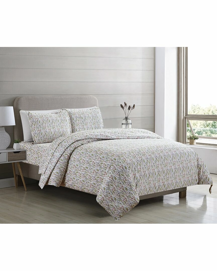 Melange Home T400 Spring Floral Duvet Set Duvet Inserts & Duvets Multi - Image 4
