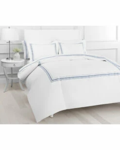 Melange Winsley Embroidered Duvet Set Home Duvet Inserts & Duvets