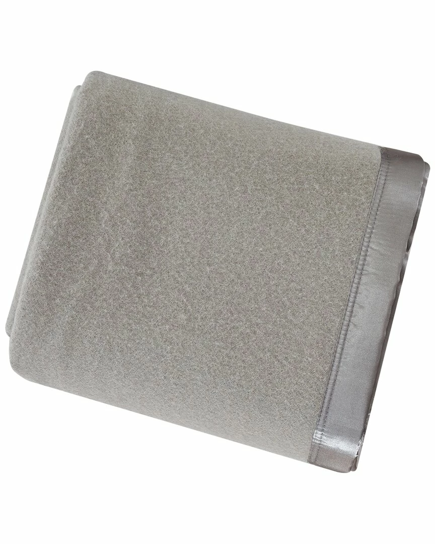 Melange Home 100% Merino Wool Blanket With Satin Border Blankets & Throws - Image 2