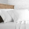 Melange Home Hemstitich Linen Sheet Set Sheets