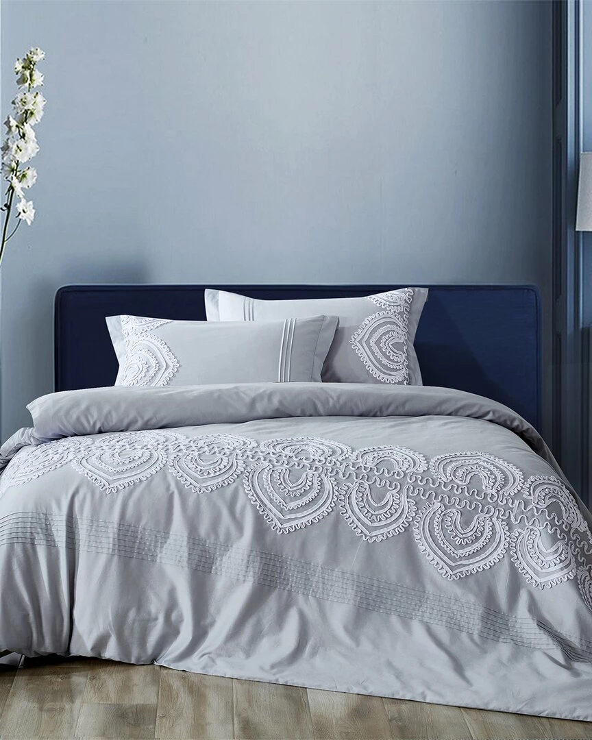 Melange Padma Embroidery Duvet Set Home Duvet Inserts & Duvets