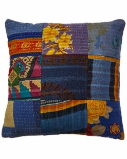 Melange Toe Overdye Kantha P Cover Home Decorative Pillows