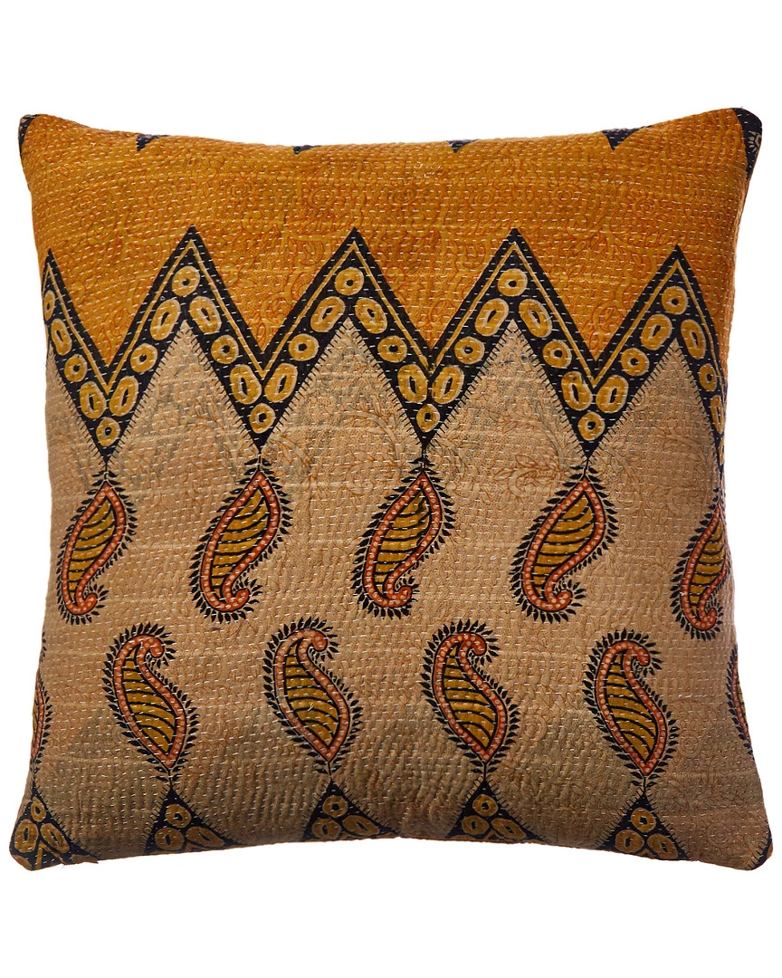 Melange Toe Overdye Kantha Pillow Cover Home Decorative Pillows - Image 2