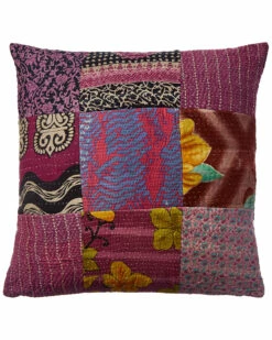 Melange Toe Overdye Kantha Pillow Cover Home Duvet Inserts & Duvets