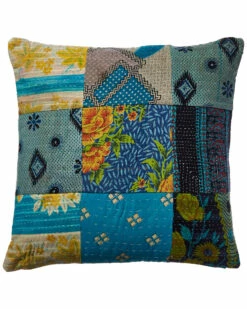 Melange Toe Overdye Kantha P Cover Home Decorative Pillows