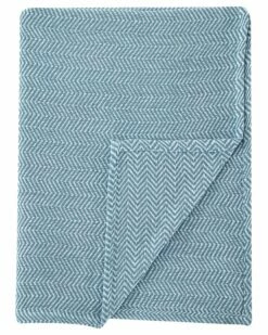 Melange Home Herringbone Cotton Blanket Blankets & Throws