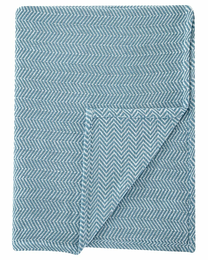 Melange Home Herringbone Cotton Blanket Blankets & Throws