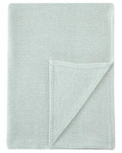 Melange Home Herringbone Cotton Blanket Blankets & Throws
