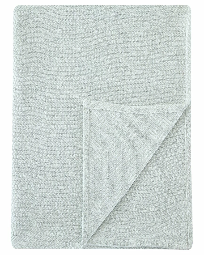 Melange Home Herringbone Cotton Blanket Blankets & Throws