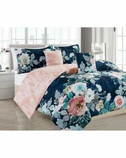 Melange Barbarian Banked Floral Comforter Set Home Comforters & Quilts