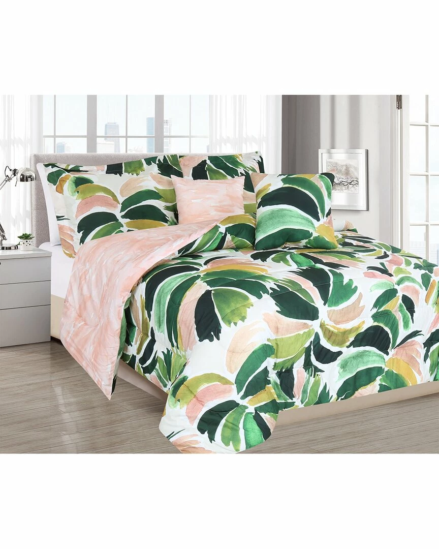 Melange Barbarian Junglicious Monsteras Comforter Set Home Comforters & Quilts