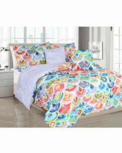 Melange Barbarian Strangebow Scallop Comforter Set Home Comforters & Quilts