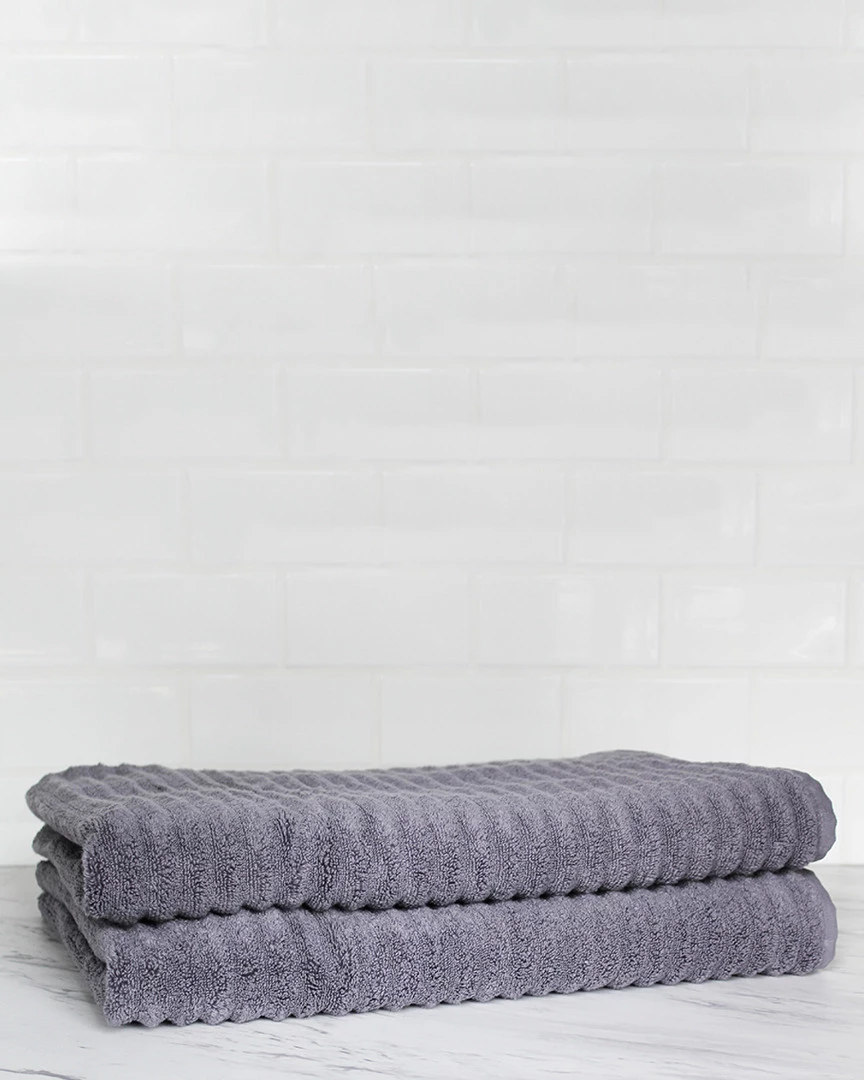 Melange Home Set Of 2 Bath Towels