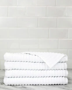 Melange Home Set Of 4 Hand Towels Bath Towels