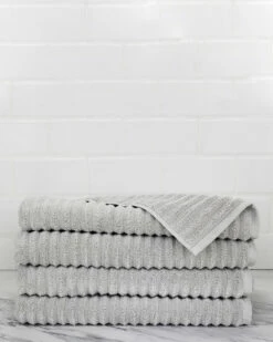 Melange Home Set Of 4 Turkish Cotton Hand Towels Bath Towels