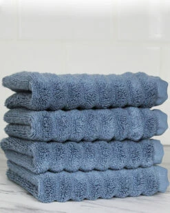 Melange Home Set Of 4 Turkish Cotton Hand Towels Bath Towels