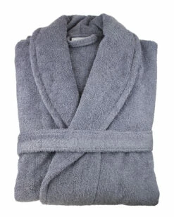 Melange Cotton Bathrobe Home Robes & Slippers
