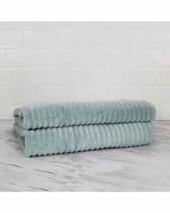 Melange Cotton 2pc Bath Sheet Set Home Bath Sheets