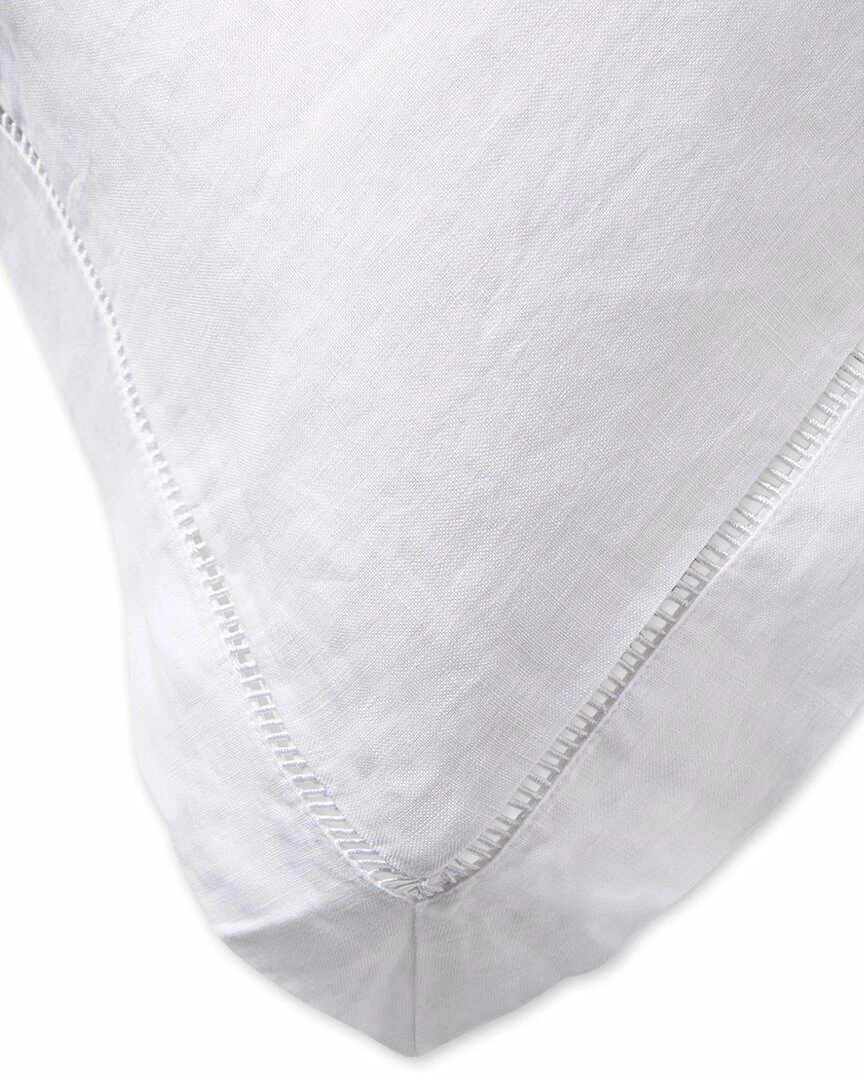 Melange Linen Hemstitch Duvet Collection Home Duvet Inserts & Duvets - Image 3