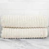 Melange Zero Turkish Cotton Twist Bath Towel 2pc Set Home Bath Towels