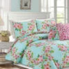 Melange Barbarian Boundless Floral 3pc Cotton Comforter Set Home Comforters & Quilts