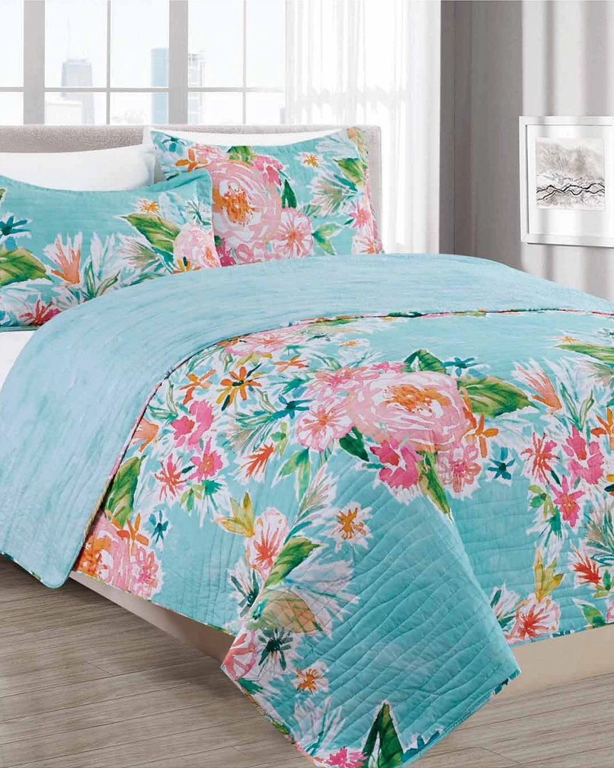Melange Barbarian Boundless Floral Quilt Set Home Comforters & Quilts