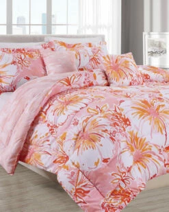 Melange Barbarian Kombucha Cha 5pc Comforter Set Home Duvet Inserts & Duvets