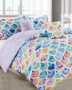 Melange Barbarian Rainbow Mermacita 5pc Comforter Set Home Comforters & Quilts