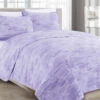 Melange Barbarian Sleepy Texture Quilt Set Lilac Home Comforters & Quilts