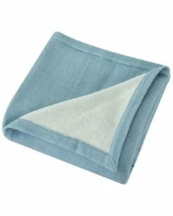 Melange Home Self Hem Merino Wool Blanket Blankets & Throws