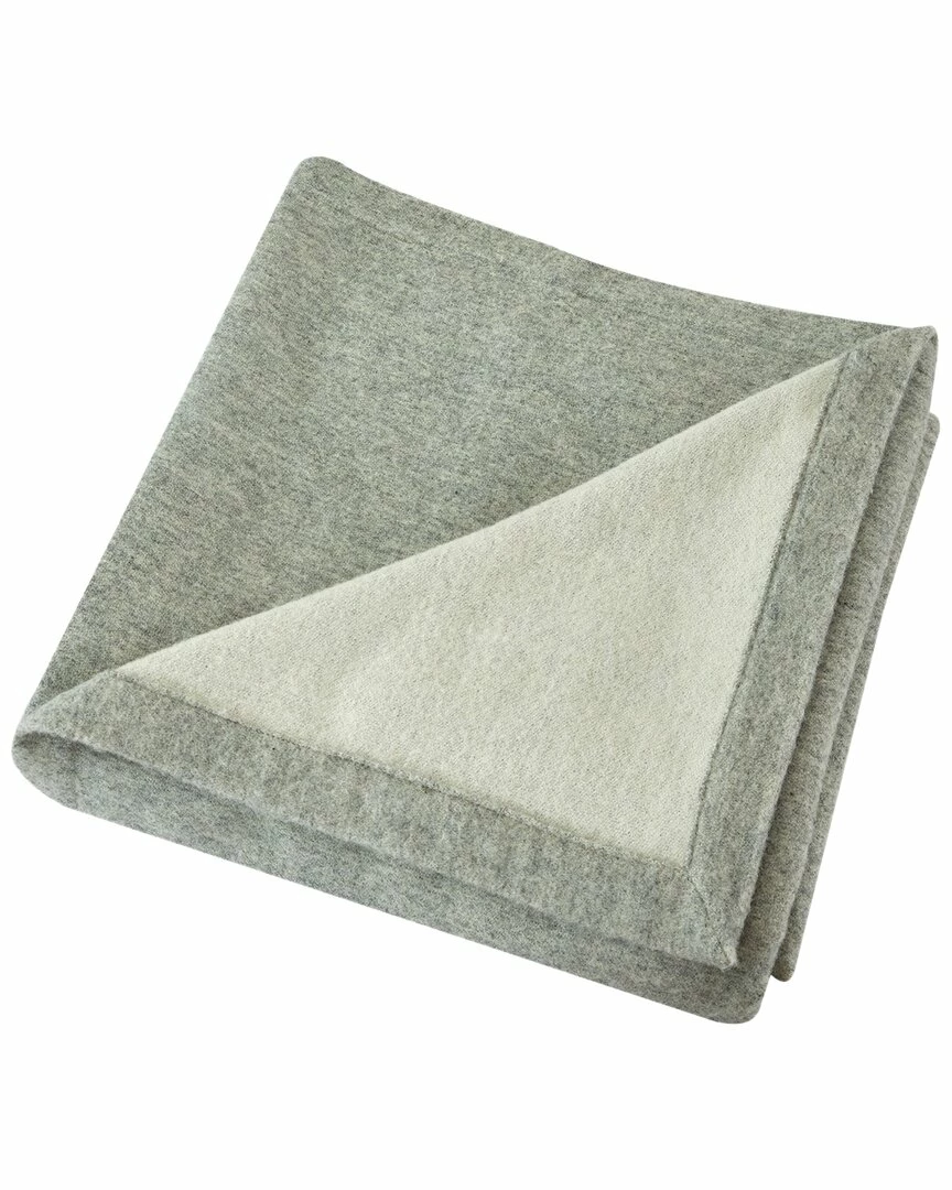 Melange Home Self Hem Merino Wool Blanket Blankets & Throws