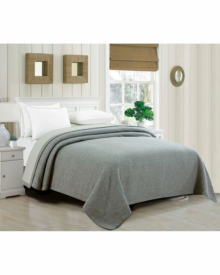 Melange Home Self Hem Merino Wool Blanket Blankets & Throws - Image 2